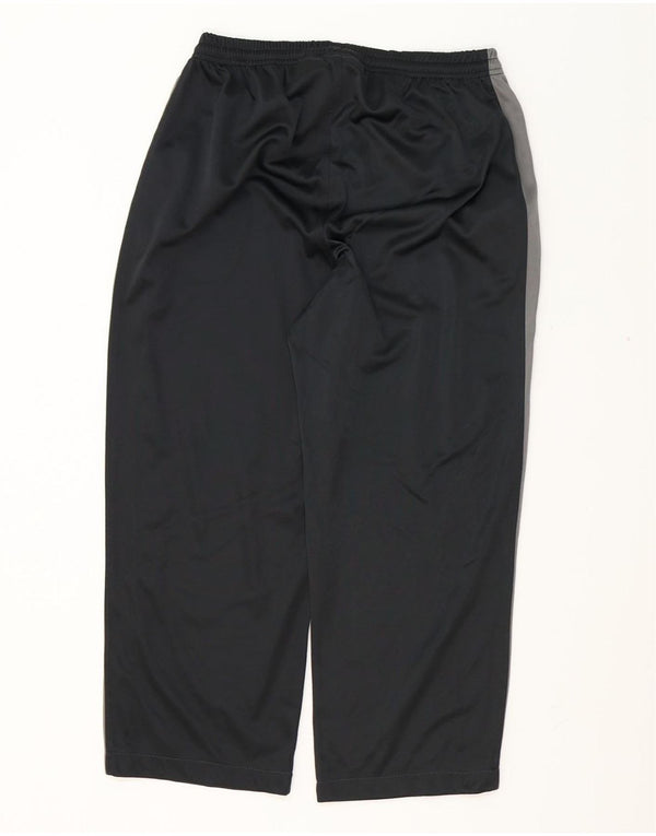 Lotto Mens Tracksuit Trousers UK 40/42 Large Black Colourblock Polyester