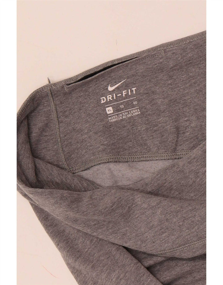 Женские леггинсы с рисунком Nike Dri Fit UK 18 XL, серые
