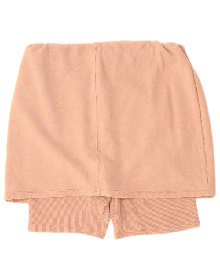 Женские шорты Zara UK 14, большие розовые