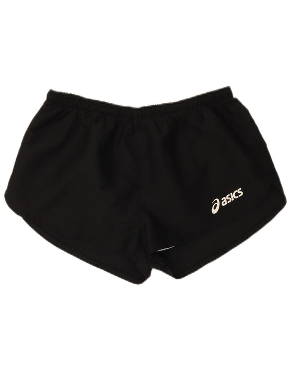 Женские спортивные шорты Asics UK 14, большие черные из полиэстера