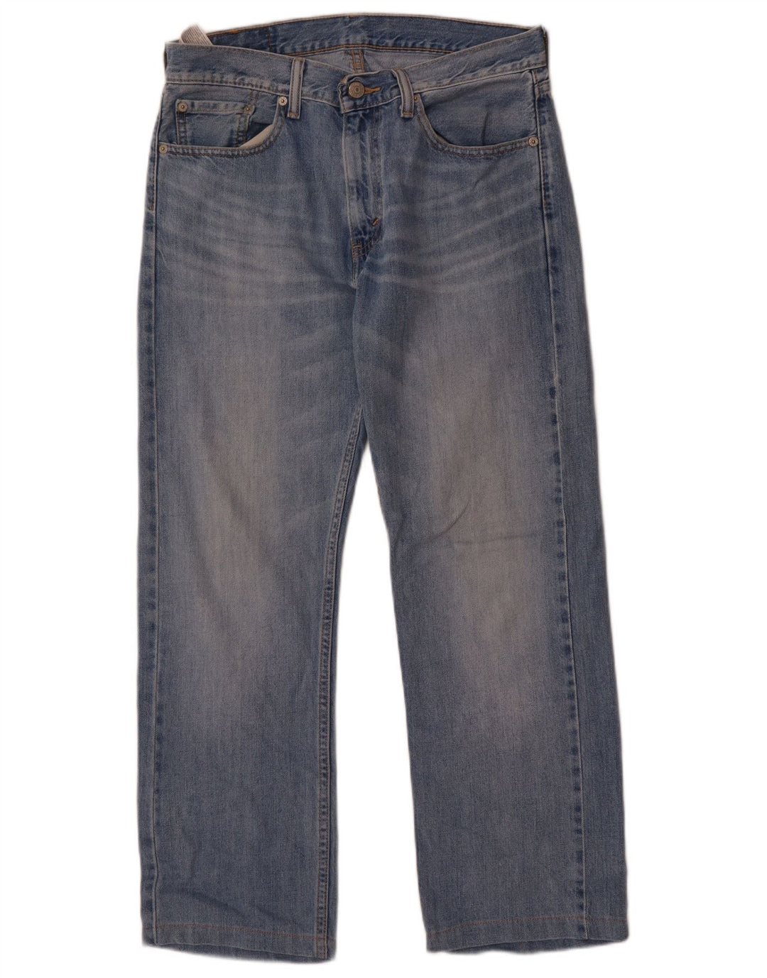 Мужские прямые джинсы Levi's 505 W30 L27 синие, хлопок