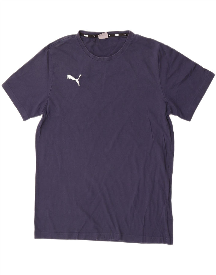 Мужская футболка Puma, большой темно-синий хлопок