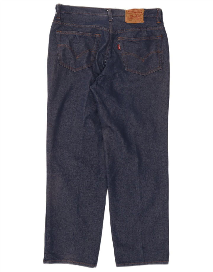 Женские прямые джинсы Levi's 501 W30 L28 темно-синие