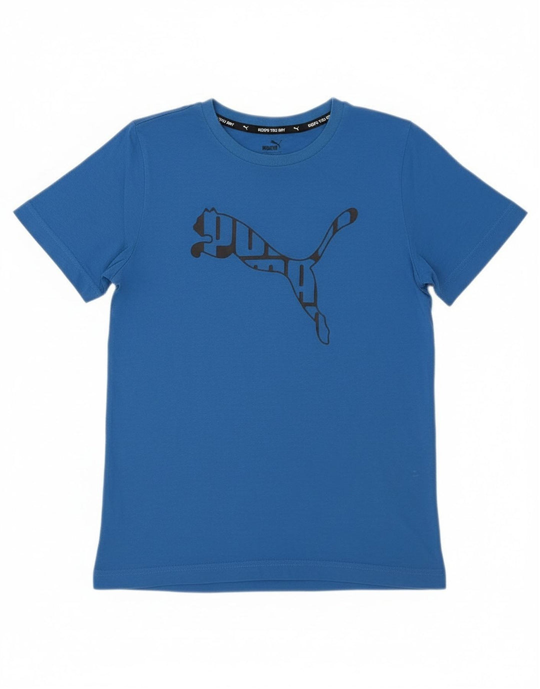 Футболка с рисунком Puma для мальчиков 11-12 лет, синяя