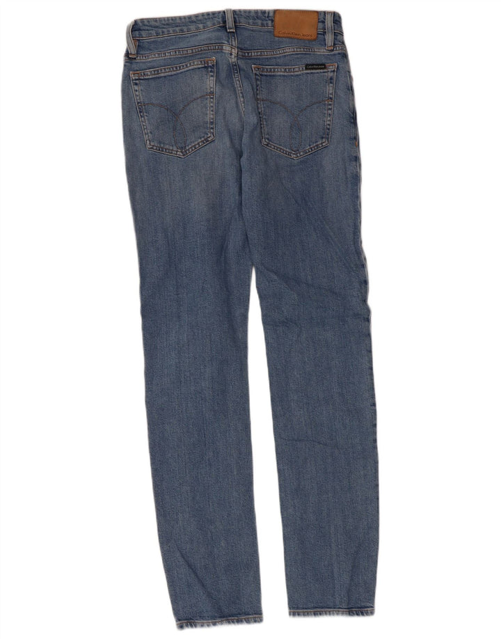 Мужские узкие джинсы Calvin Klein W30 L32, синий хлопок