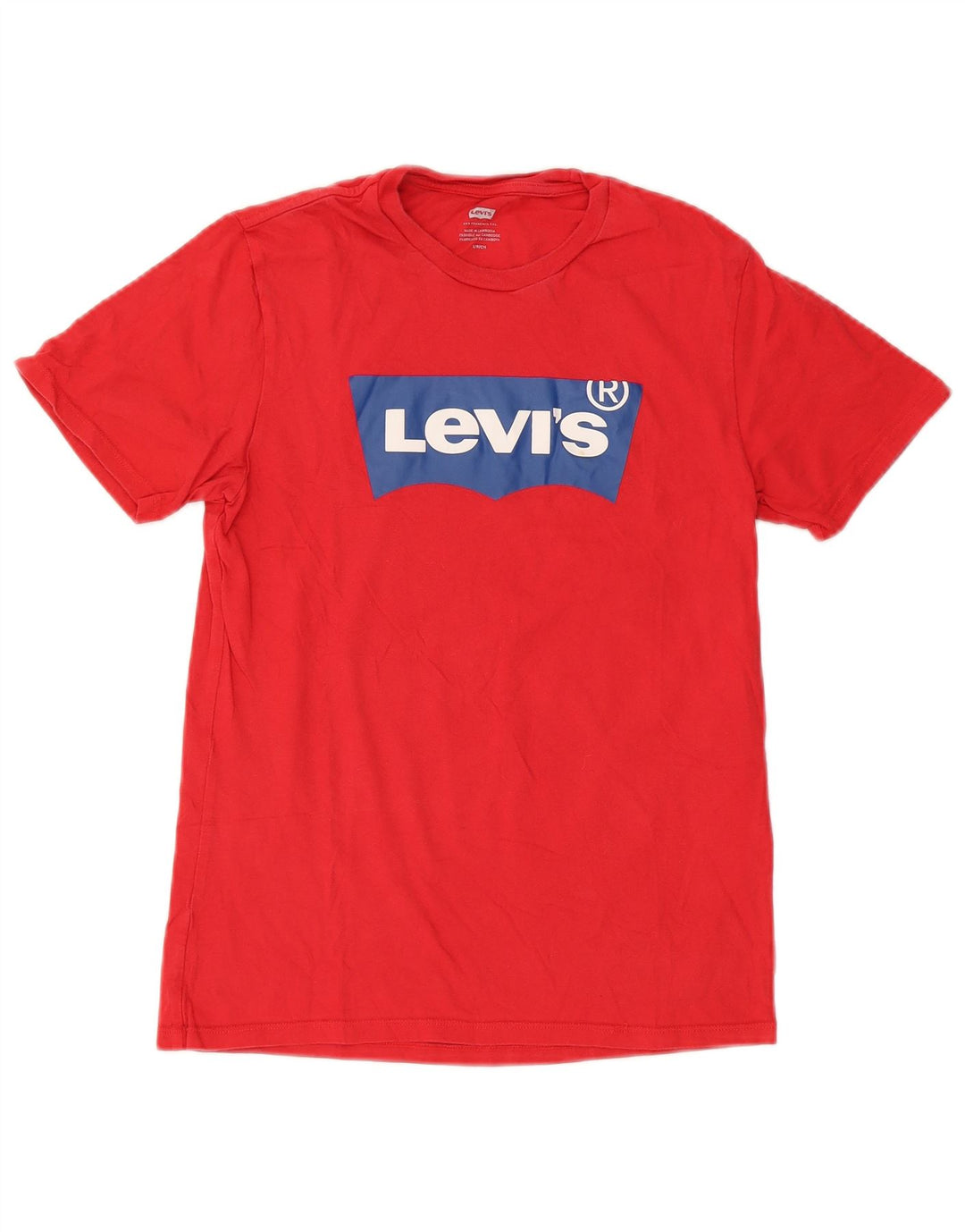 Мужская футболка с рисунком Levi's, маленький красный
