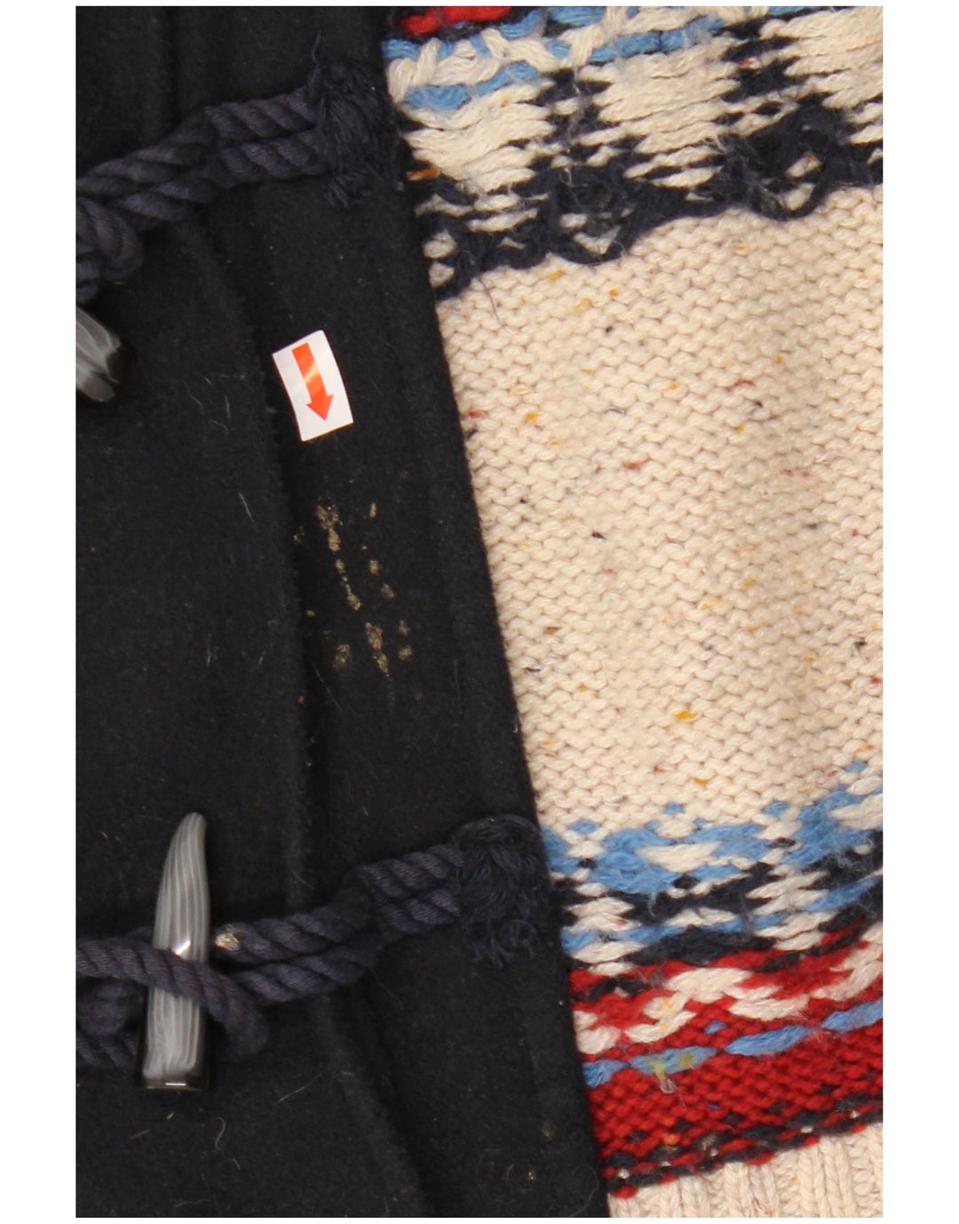 Женский кардиган DESIGUAL UK 20 2XL из полиэстера в белую полоску