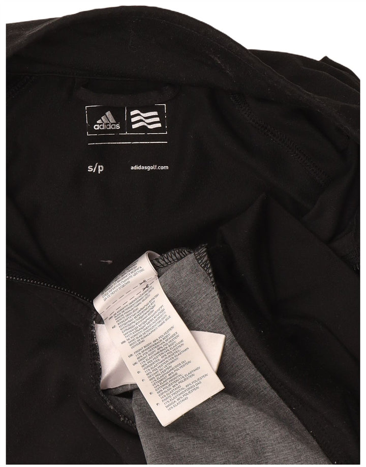 Женский спортивный костюм Adidas с абстрактным узором, верхняя куртка UK 10, маленький черный