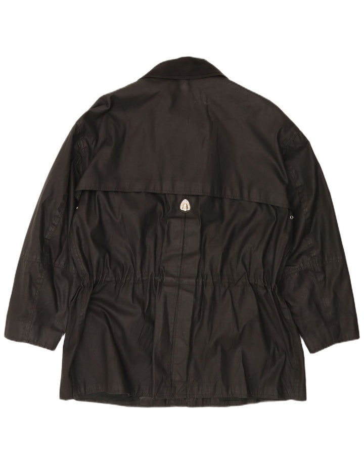 Мужская куртка Piero Guidi из вощеного хлопка UK 40, большая черная