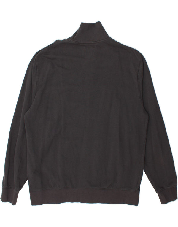 TOM TAILOR Mens Tracksuit Top Jacket 2XL Grey Cotton