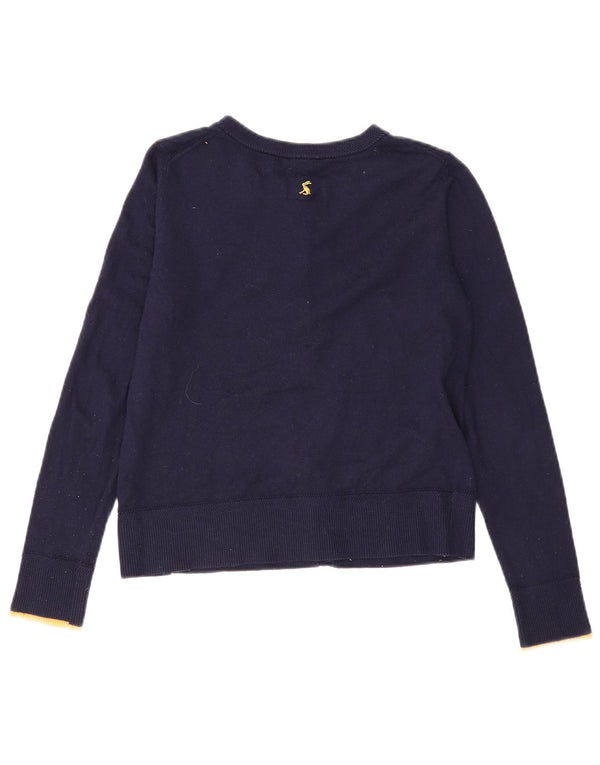 Женский кардиган Joules UK 10, маленький темно-синий, хлопок