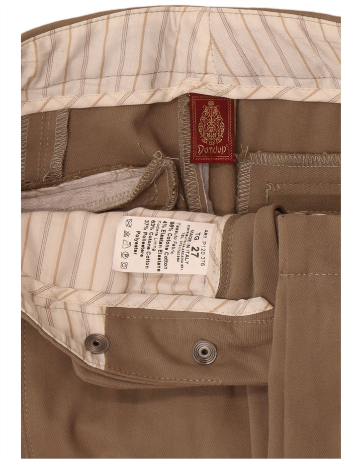 Dondup Женские капри W27 L22 Бежевые хлопковые