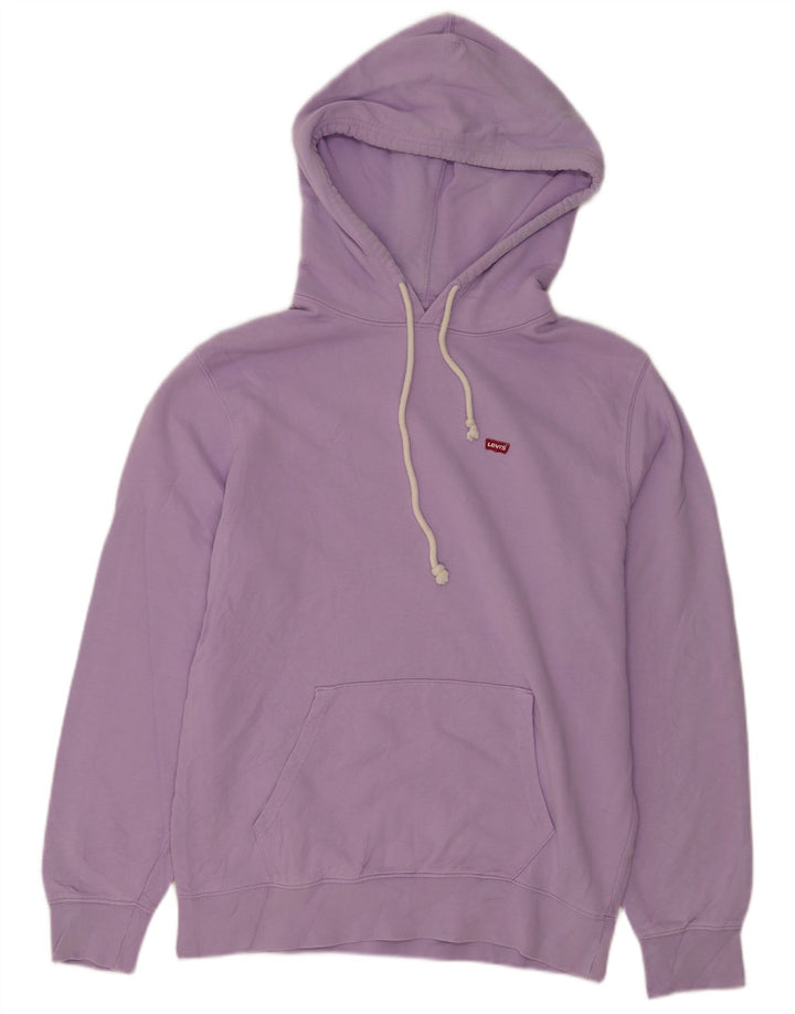 Мужской джемпер с капюшоном Levi's Standard, хлопковый средний фиолетовый