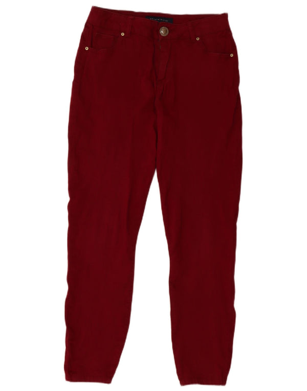 Tommy Hilfiger Узкие повседневные брюки для девочек 5–6 лет W28 L26, красный хлопок