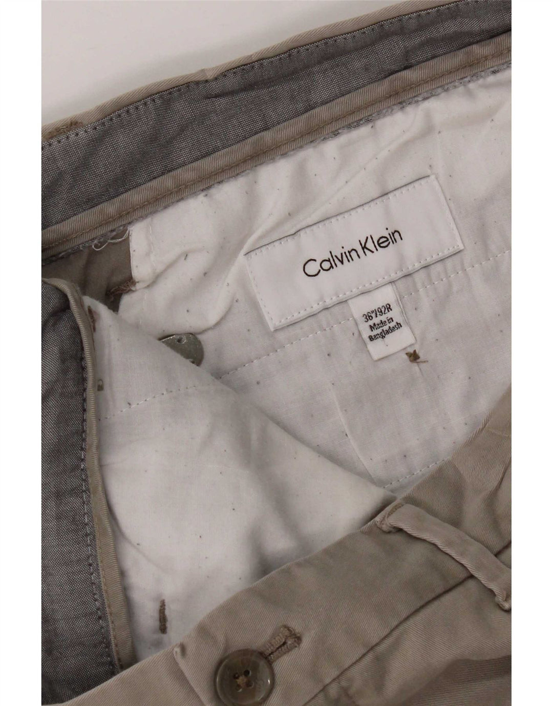 Мужские прямые брюки чинос Calvin Klein W36 L32 серые
