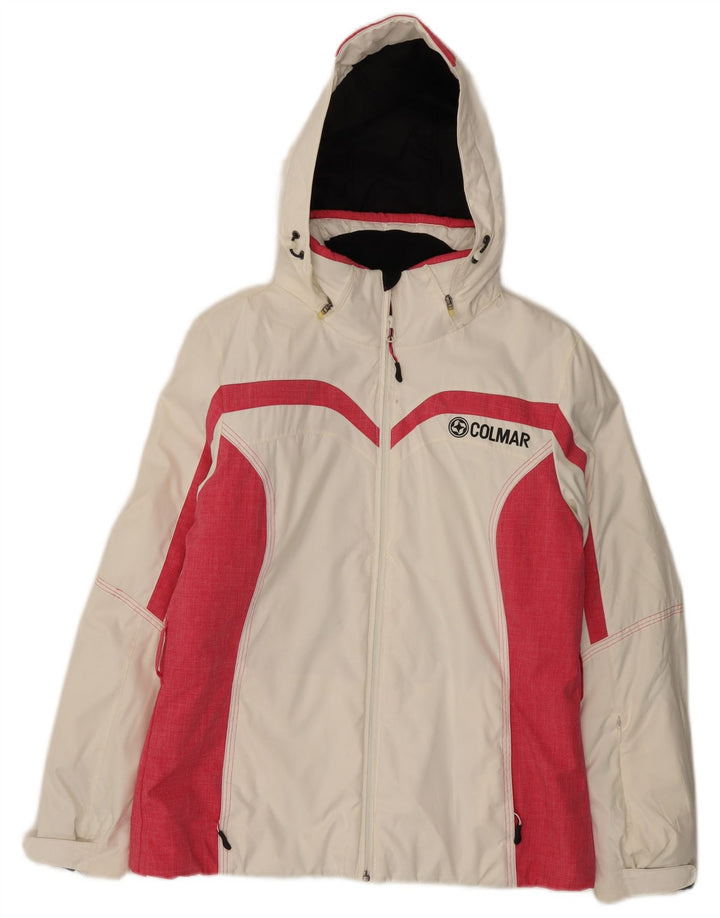 Colmar Женская лыжная куртка оверсайз с капюшоном IT 42 Small White