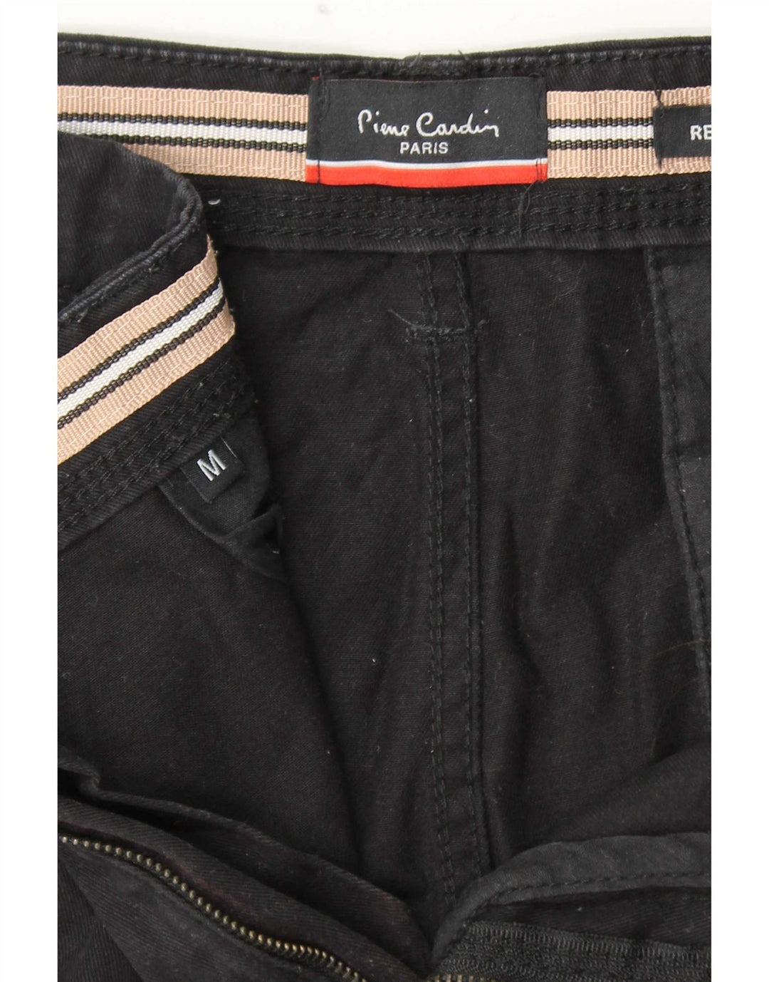 Мужские шорты чинос стандартного кроя Pierre Cardin W32, черные, хлопковые