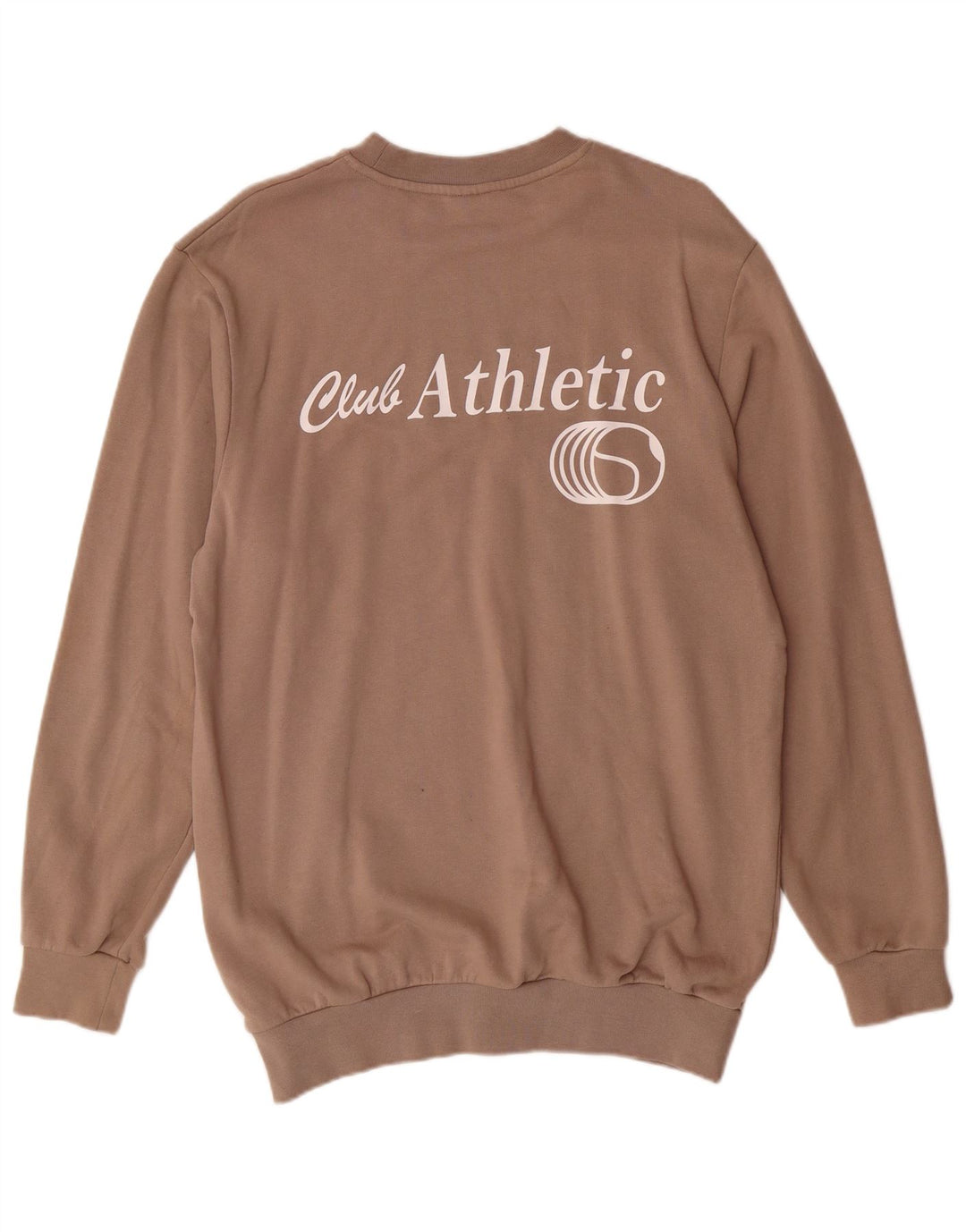 Мужской свитшот с рисунком JACK & JONES, джемпер среднего размера, бежевый, хлопок