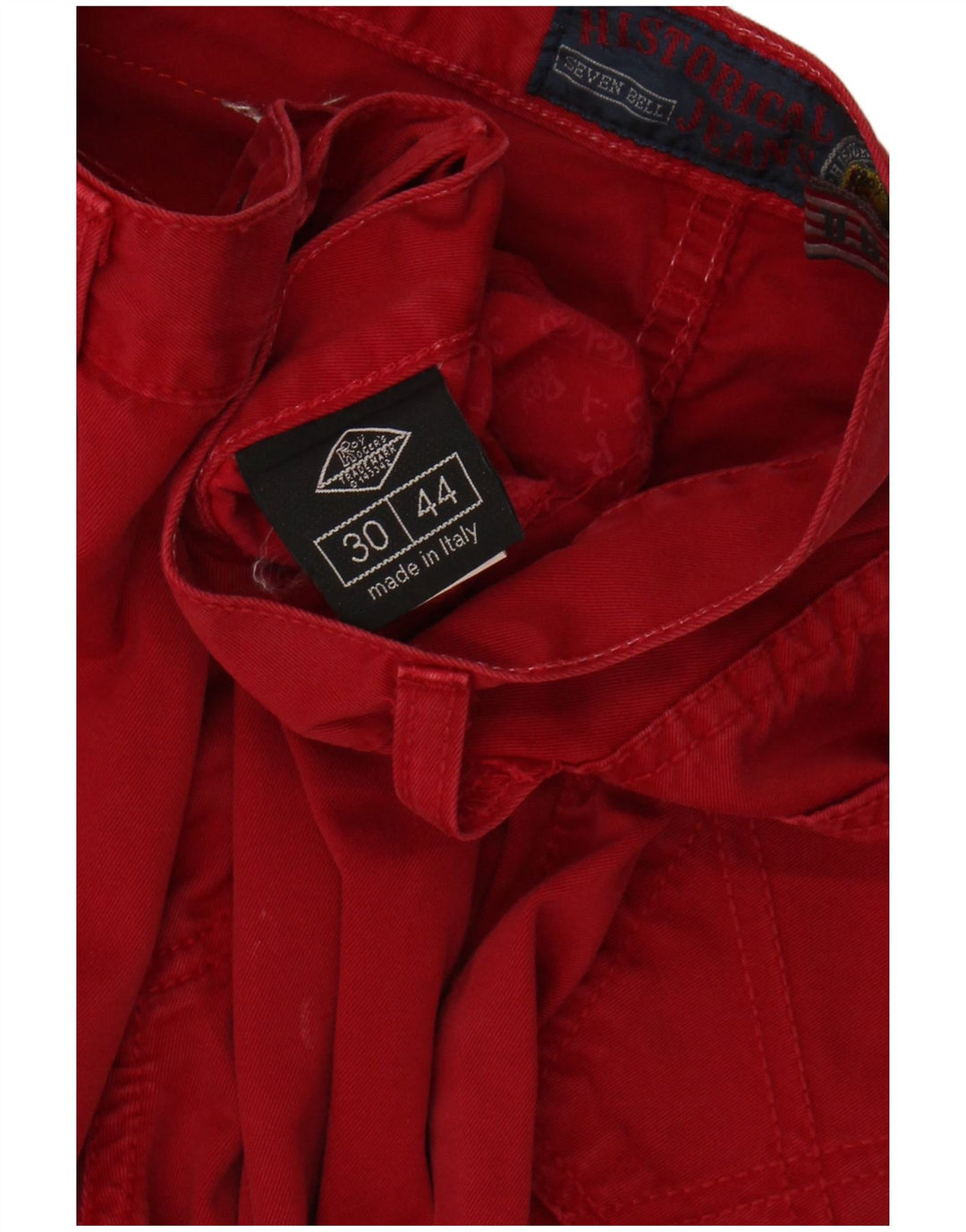 ROY ROGERS Womens Slim Jeans IT 44 Medium W30 L30 Red Cotton