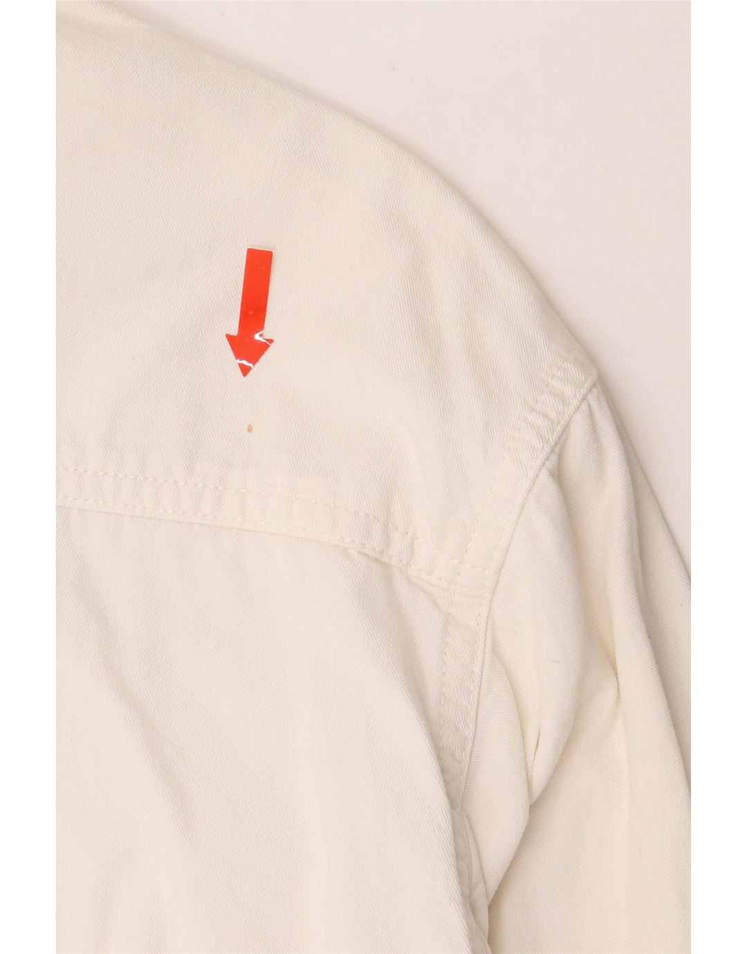 MUSTANG Mens Shirt Size 16 Large White Cotton Vintage Mustang and Second-Hand Mustang from Messina Hembry 