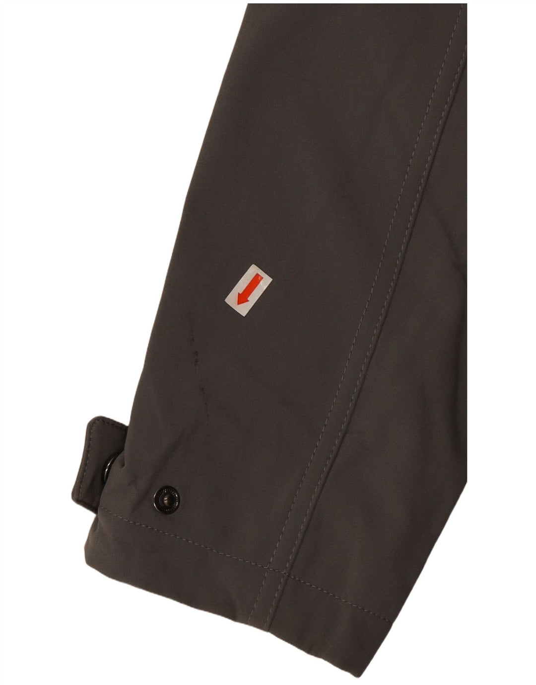 CALVIN KLEIN Женская ветровка с капюшоном UK 6 XS Серый полиэстер