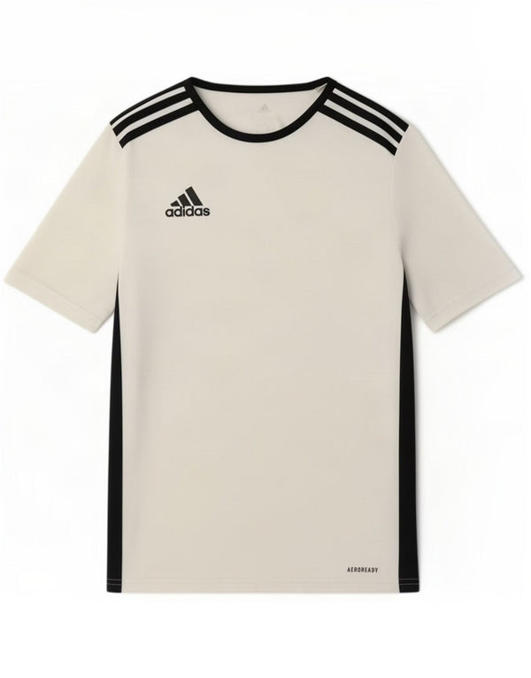 Футболка Adidas Boys Aeroready, топ 13-14 лет, белый полиэстер