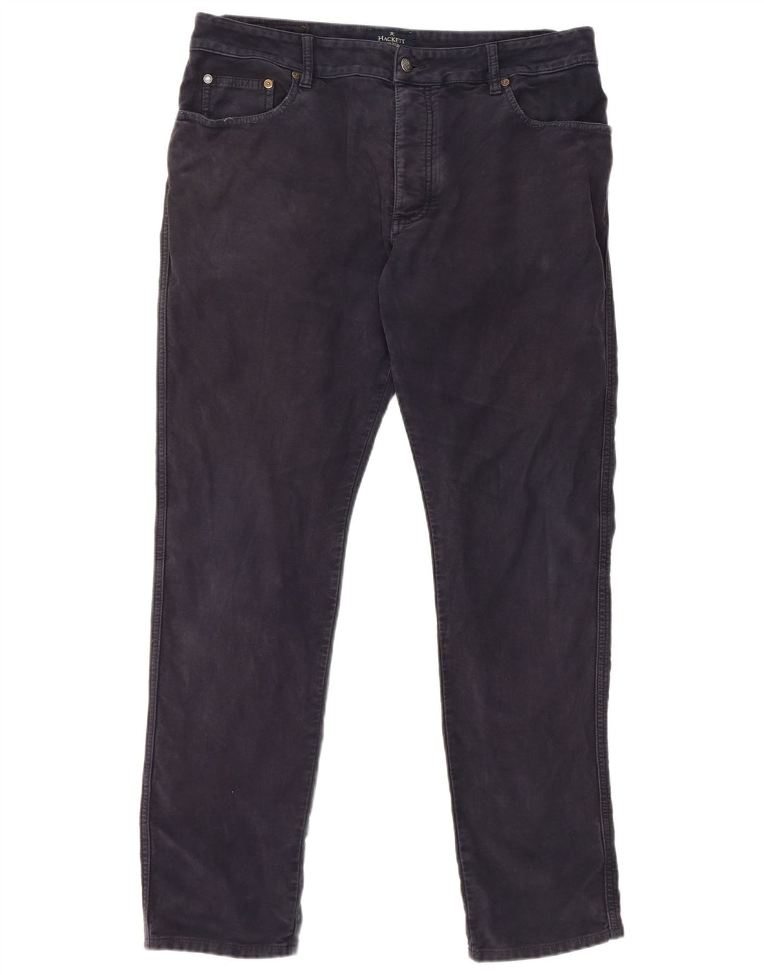 Hackett Женские узкие повседневные брюки W36 L31 Темно-синие хлопковые