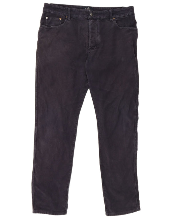 Hackett Женские узкие повседневные брюки W36 L31 Темно-синие хлопковые