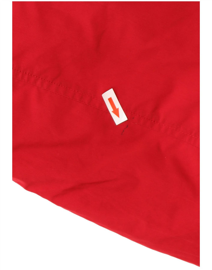 Ветровка с капюшоном Woolrich для девочек 13-14 лет, красная