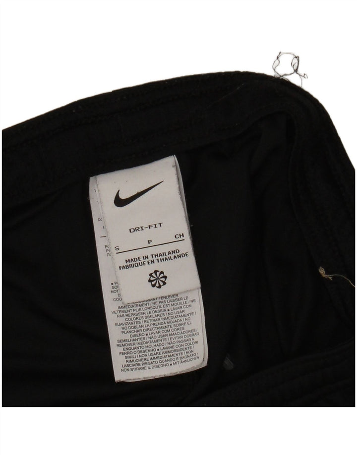 Мужские спортивные шорты Nike Dri Fit, маленькие черные полиэстер с цветными блоками