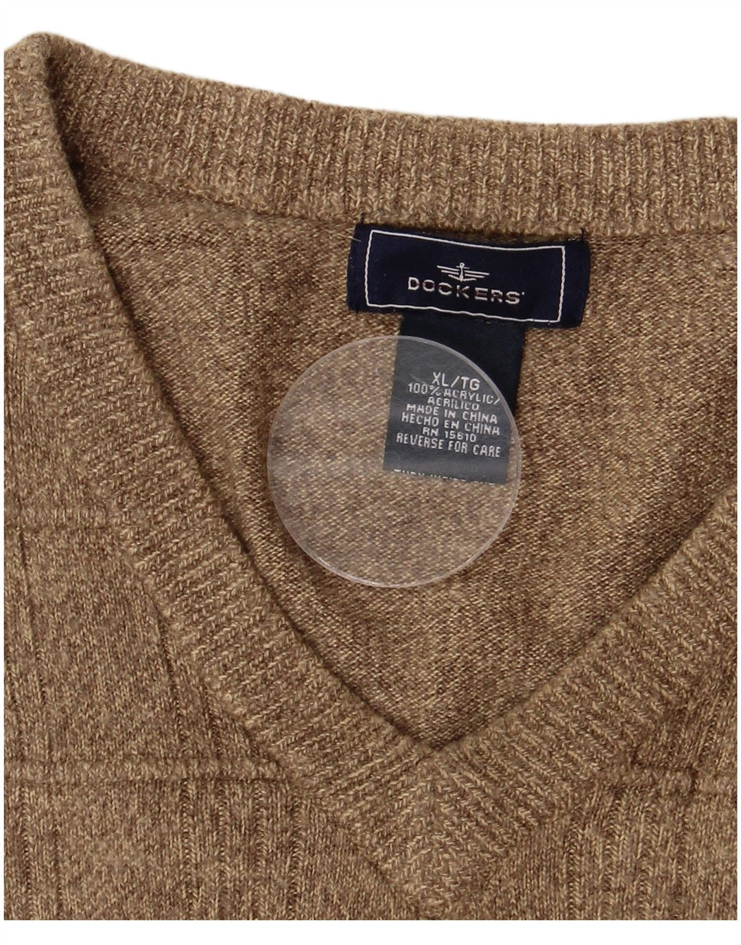 Мужская майка Dockers XL, коричневый акрил