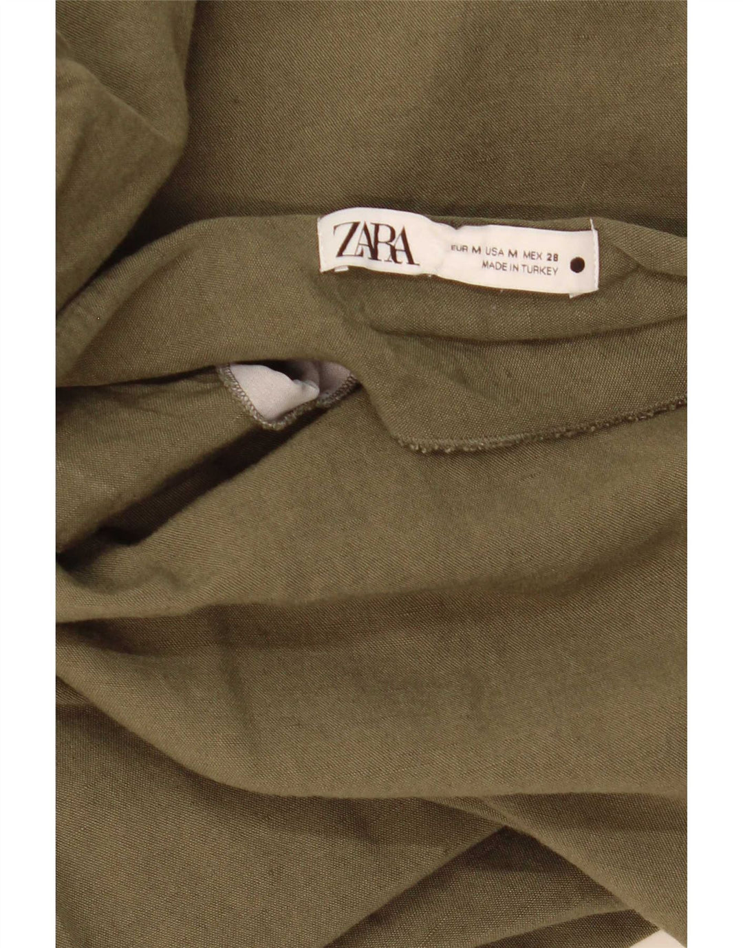 Женская юбка-миди Zara Medium W28 Хаки