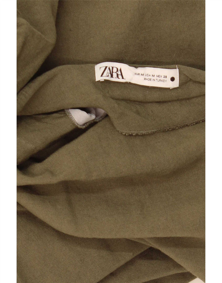 Женская юбка-миди Zara Medium W28 Хаки