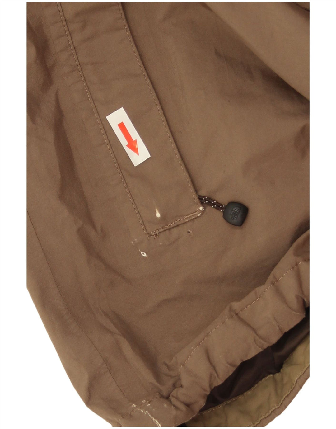 Мужская дождевик с капюшоном The North Face UK 40, большой коричневый полиэстер