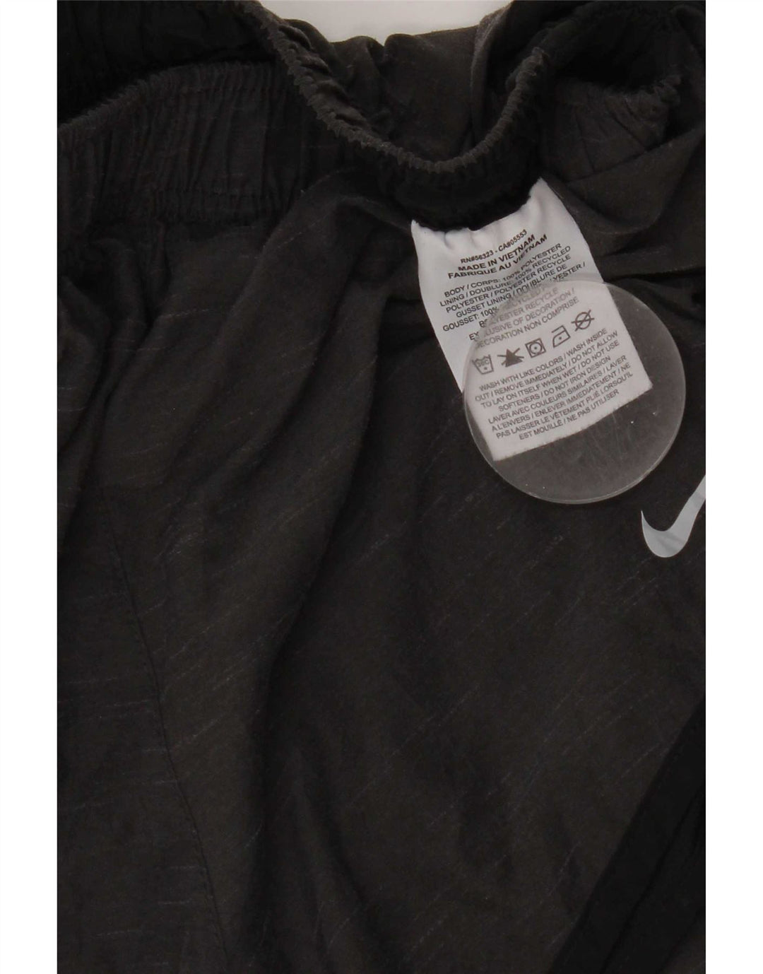 Женские спортивные шорты Nike UK 8, маленькие серые, полиэстер с цветными блоками
