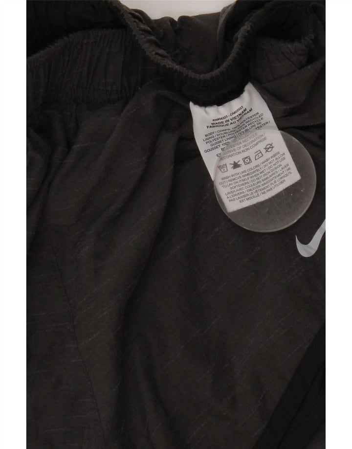 Женские спортивные шорты Nike UK 8, маленькие серые, полиэстер с цветными блоками