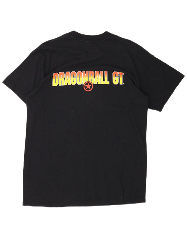 Винтажная мужская футболка с рисунком Dragon Ball GT 1997, средний черный цвет