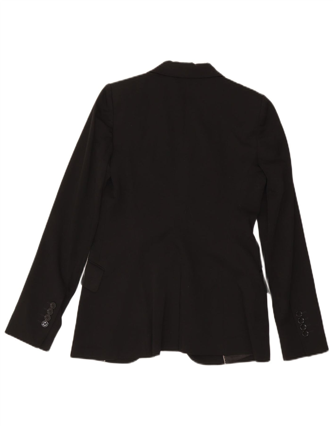 Женский пиджак на 1 пуговице Massimo Dutti EU 38, маленький, черный, шерстяной