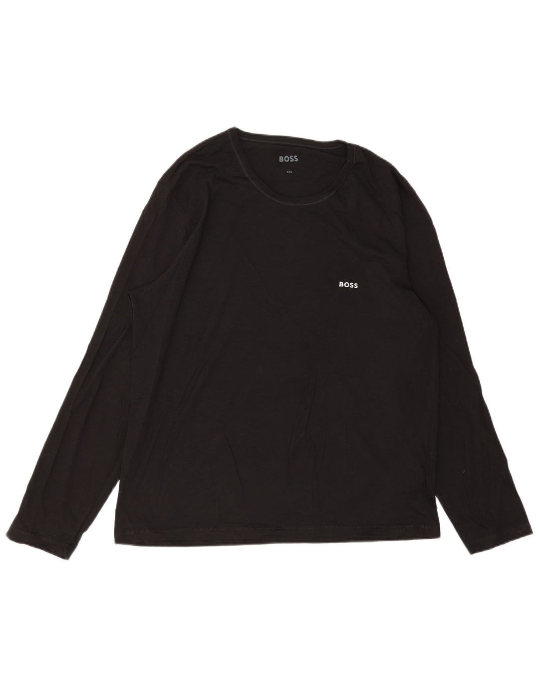 Мужской топ с длинным рукавом HUGO BOSS 2XL, черный хлопок