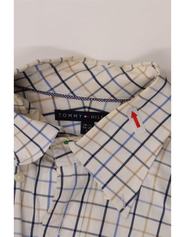 Мужская рубашка Tommy Hilfiger, размер 16 1/2, большая разноцветная клетка