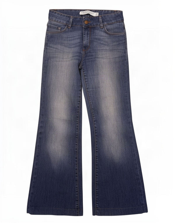 Женские расклешенные джинсы Zara EU 38 Small W28 L30 Синие