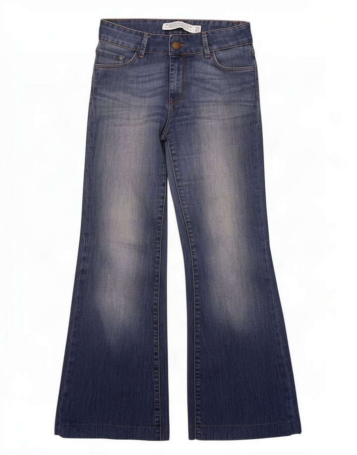 Женские расклешенные джинсы Zara EU 38 Small W28 L30 Синие