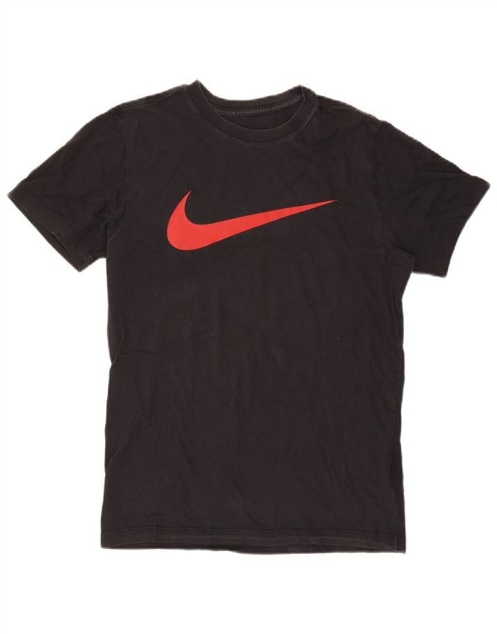 Мужская футболка с рисунком Nike, маленький черный хлопок