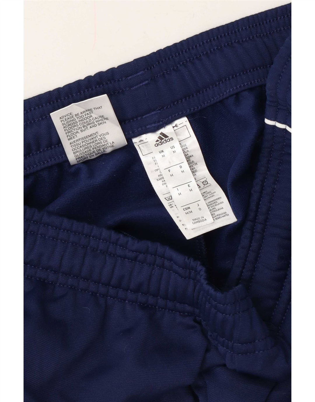 Мужские спортивные брюки Adidas Joggers среднего размера, темно-синие, полиэстер