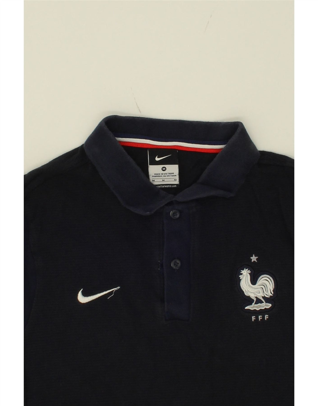NIKE Boys Polo Shirt 15-16 Years Medium Navy Blue Cotton Vintage Nike and Second-Hand Nike from Messina Hembry 
