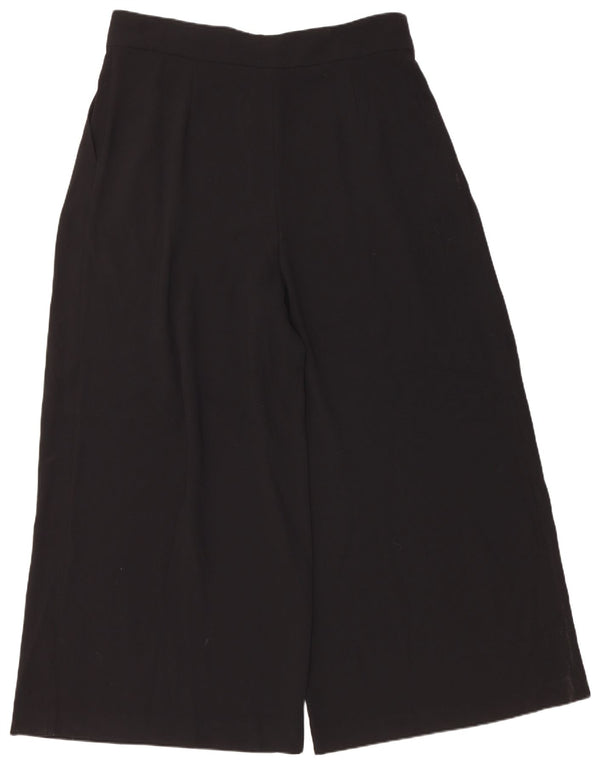 Женские укороченные брюки Zara 2XL W34 L28, черный полиэстер