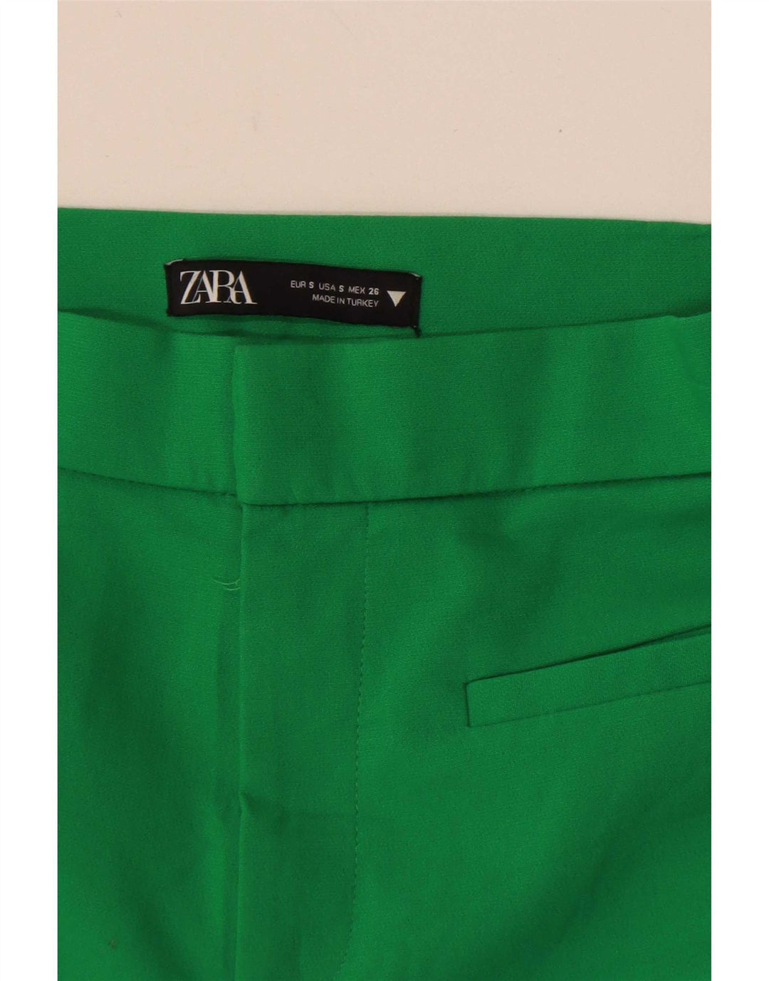 Женские капри Zara, маленькие W26 L22, зеленые