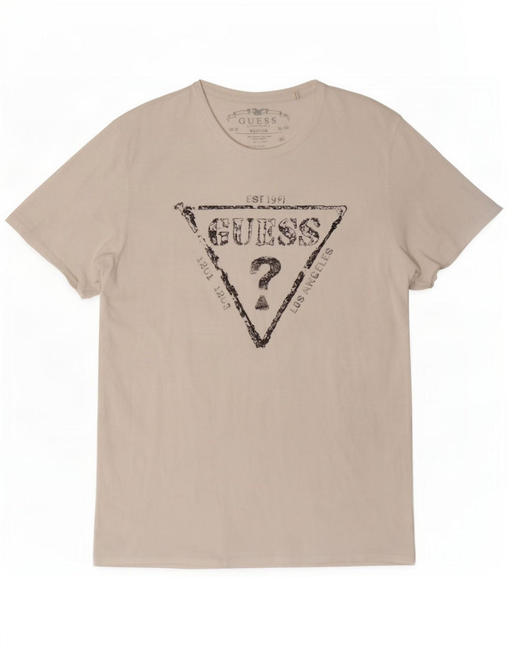 Мужская футболка Guess с рисунком, средний белый