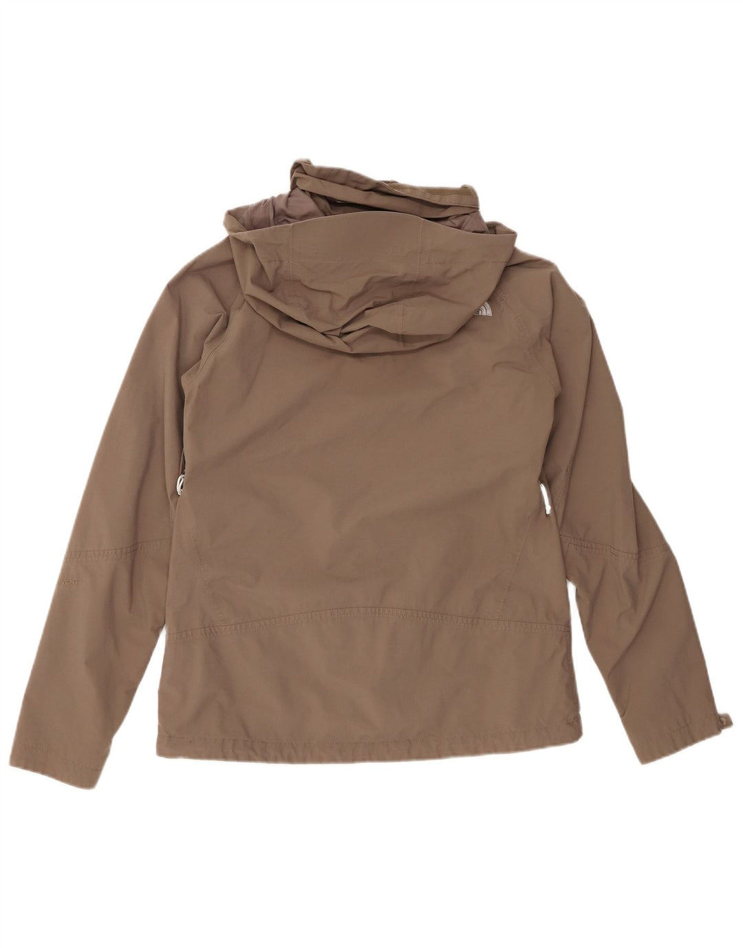 Женская дождевик с капюшоном THE NORTH FACE UK 14, средний серый нейлон