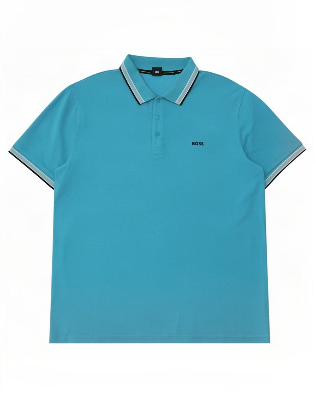 Мужская рубашка-поло Hugo Boss 4XL, синяя, хлопок